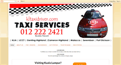 Desktop Screenshot of kltaxidriver.com